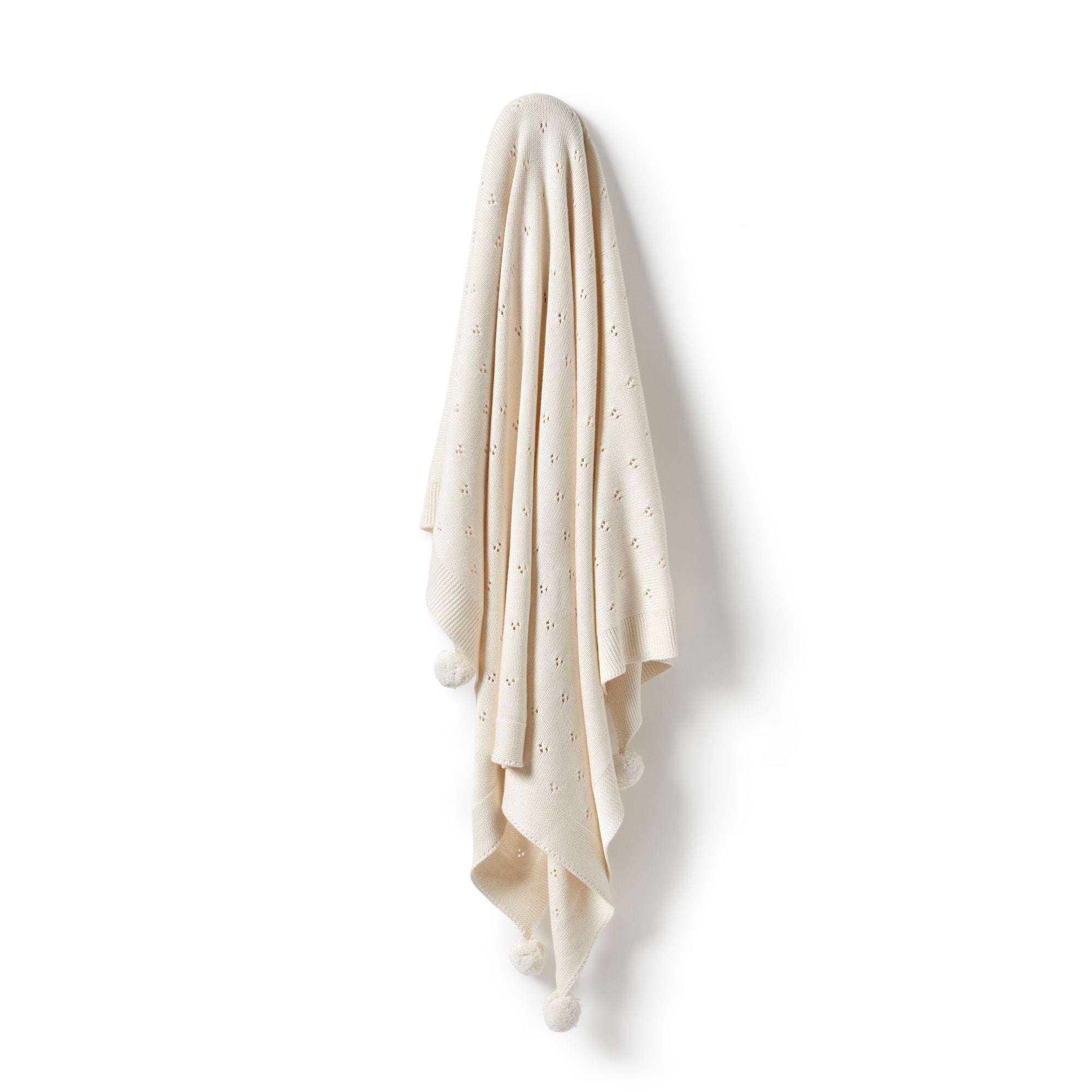 Wilson & Frenchy Pointelle Blanket - Ecru