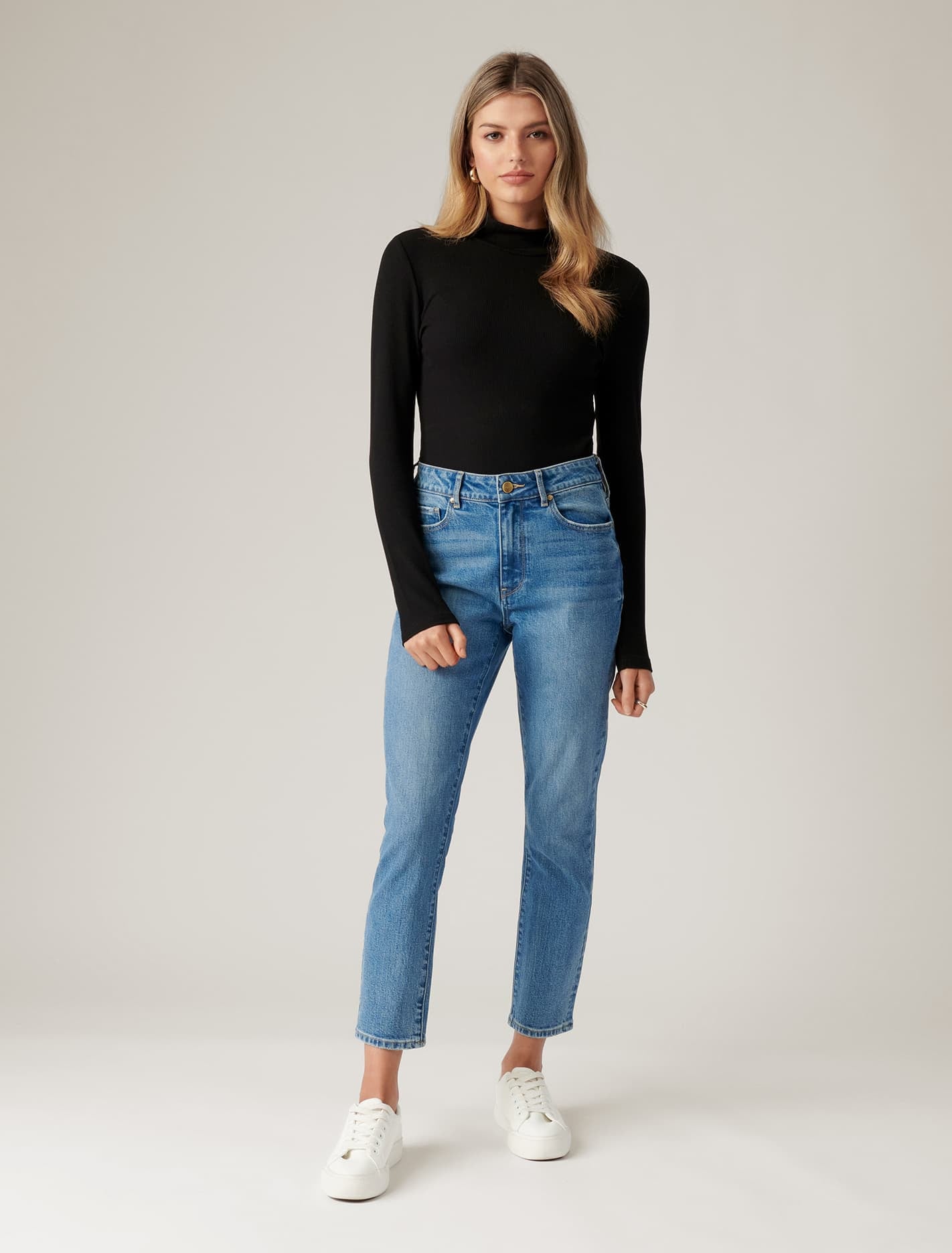 Winona Rib Long Sleeve Top